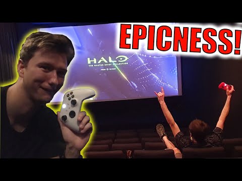 I rented a Cinema to play Halo with my best mate...