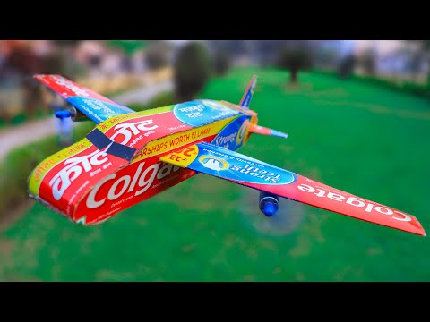 How to Make an Airplane from Colgate | Amazing DIY Toys