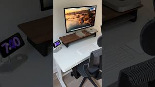 Clean & Minimalist Desk Set Up 2024 | Set Up With Me