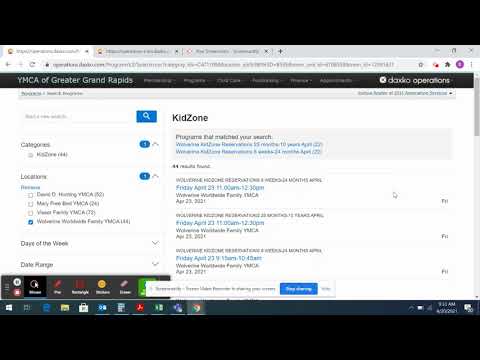 How to Register for Kidzone