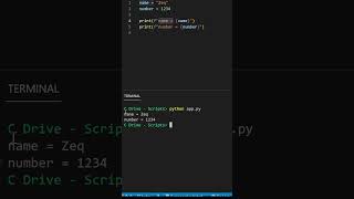 F-strings in Python are cool 😎
