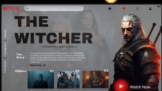 The Witcher Netflix UI Redesign in Figma | Clean & Modern Web Design Tutorial 🔥