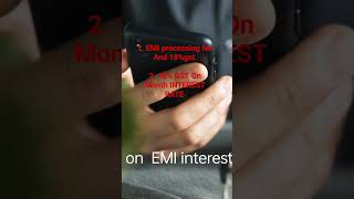 NO COST EMI CHARGES. #creditcard #nocostemi #hiddencharges