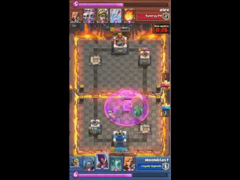 Clash Royale - Arena 4 : The first debut my baby dragon