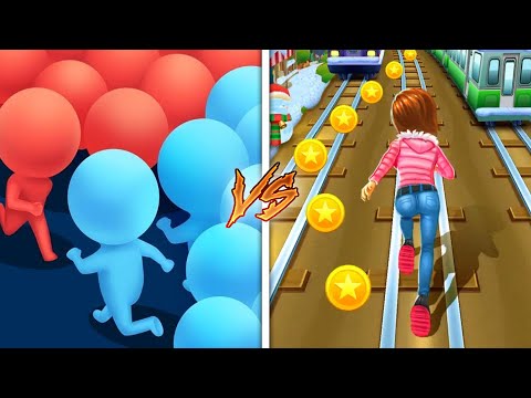 Subway Princess Runner Vs Count Master