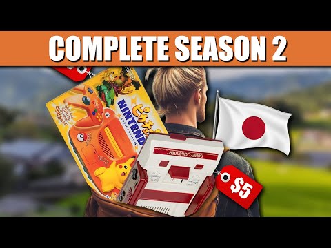 11+ Hours of JAPAN RETRO GAME HUNTING |  @4amLaundry Complete Season 2 #retrogaming #japan