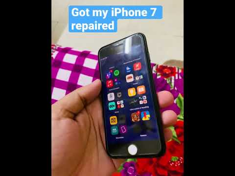 iPhone 7 repair cost ! Screen replacement and back cover replacement cost! #shorts