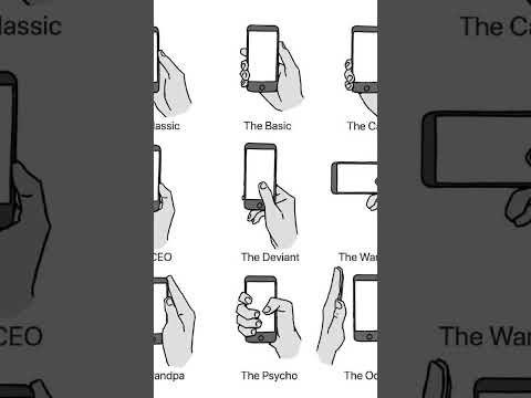 How do you hold the phone?