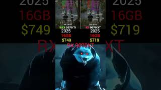 RTX 5060TI vs RTX 9070XT #tech #memes #gaming #pc #gpu #gpu_tester #funnytech