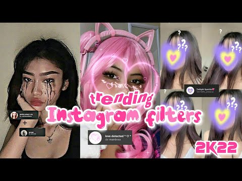 2k22 trending aesthetic instagram filters! (y2k, psd, no-face, & grunge)