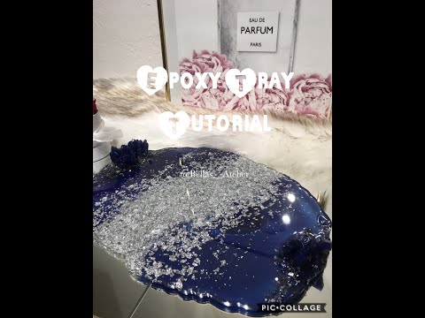 Epoxy (Resin) Tray - Resin Tablett Tutorial auf Deutsch #DIY #Handmade