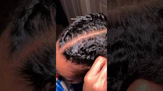 Low tension styles = length retention 🤎✨ #ProtectiveStyle #NaturalHairCare