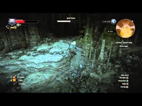 The Witcher 3: Swamp Thing Fight