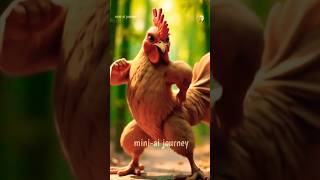 Funny chicken heart touching dance 🔥😸 #funny #dj #ai #comedy #trending #shortvideo