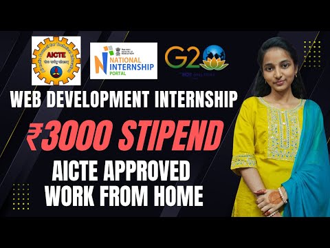 WEB DEVELOPMENT INTERNSHIP | AICTE Approved ₹3000 Stipend | Work from Home #video #education #views