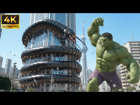 HULK vs Giant Centipede: The Final Battle That Shattered Tokyo