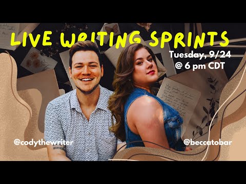 live writing sprints w/ @codythewriter | let's get chatty & work on our wips! 🍁✨