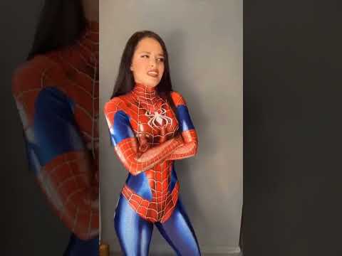 Spider-Man workshopping his big Civil War entrance #marvel #avengers #theoffice #cosplay