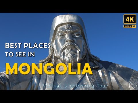 Mongolia 4k Scenic Relaxation Film Virtual Tour Video! Relaxation film Mongolia 4k Video Drone