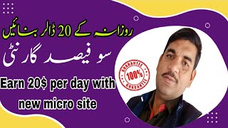 Highest paying micro website|Best micro website|Earn 20$ per day|New micro website|more micro jobs