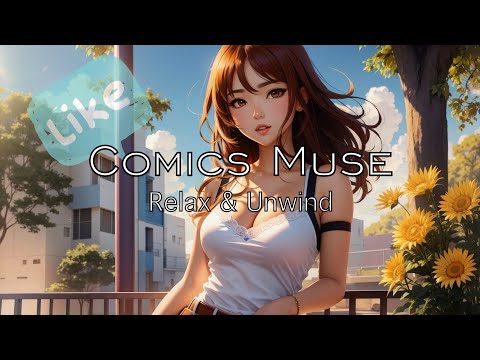 [COMICS MUSE] Chill Lofi Beats & Comic Girls 🎀 Chill at Home Lofi