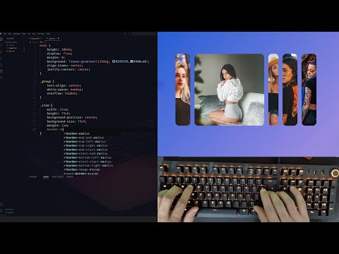 ASMR Programming - Image Slider with CSS and JavaScript - No Talking