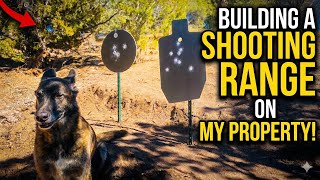 I Build a Simple Shooting Range On My Property.