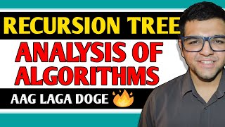 Recursion tree Method 🔥