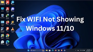 Fix WIFI Not Showing on Windows 11/10 #windows11 #windows  #wififix #wifi