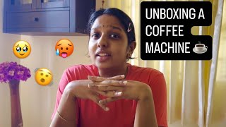 COFFEE MACHINE VLOG ☕️ | SRINITHI SRINIVASAN #bonhomiaboho #vlog #coimbatore 