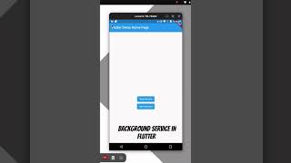Background service flutter #flutter #codingislife #codingislife07 #codinglife