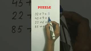 Puzzle #funwithmath #logicalmathspuzzle #logicalreasoning #logical #maths #puzzlereasoning #shorts