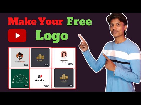 How To Make Free Logo For YouTube Channel in Mobile Phone (HINDI)#youtubelogomaker #logobanaye
