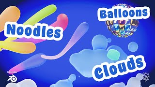 Easy Claymorphism Asset Pack with Geometry Nodes - Blender Tutorial