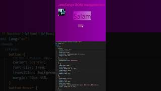 "JavaScript DOM Manipulation | Click Se Text Change & Stylish Web Design"