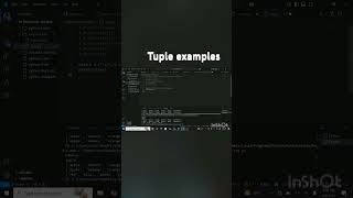 tuple examples #pythontutorial #pythonproject #pythonprogramming #pythonforbeginners
