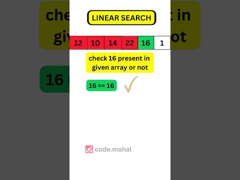 Linear search................#linearsearch #algorithm #algorithms #codinglover #coder #programming