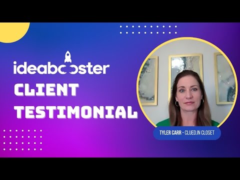Idea Booster Client Testimonial SV - Clued In Closet Mobile and Web Application Development