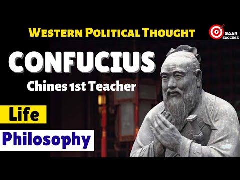 Confucius : A Chinese first teacher || Western Political Thought