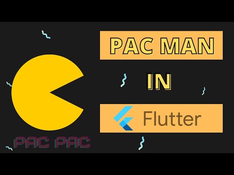 Coding PAC-MAN in Flutter | Custom Painter Flutter | Flutter live