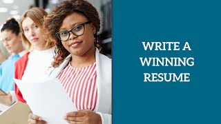 Write a Winning Resume