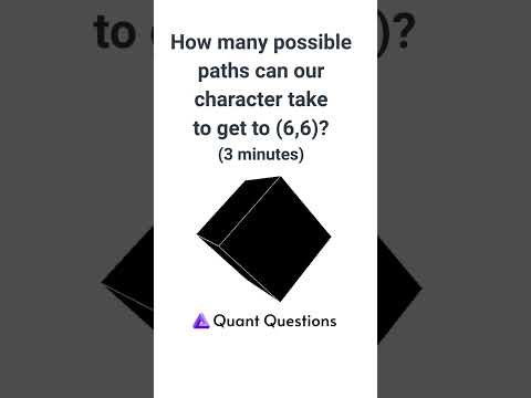 2D Paths 1 - Citadel Quant Interview Question