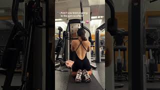 Meditation meets muscle: calm mind, strong back #gymgirl #calmmind