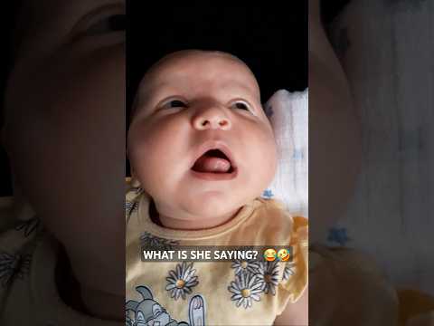 1 Month Baby Talking To Mum 🥰 #cutebaby