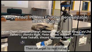 Large Video Planner Enables Generalizable Robot Control.  Demo Videos
