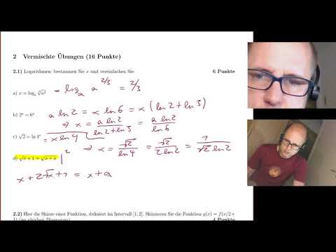 Mathe A Klausur 18/19-2 A2