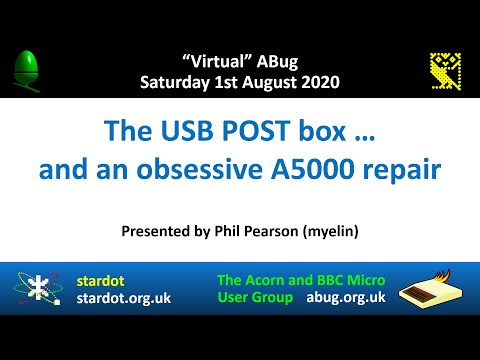 ABug 06: The USB POST box and an obsessive A5000 repair (Phil Pearson) Acorn Archimedes RISC OS