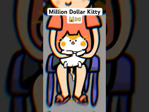 MILLION DOLLAR BABY song cover 🐱🫶💵 love this song #poku #catsofyoutube  #catshorts  #animation