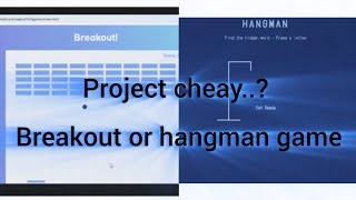 HTML CSS game | hangman game or breakout out game ll html and css projects for beginners