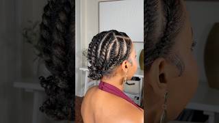 Low tension flat twists on natural hair! 💖 #flattwists #protectivestyles #naturalhair